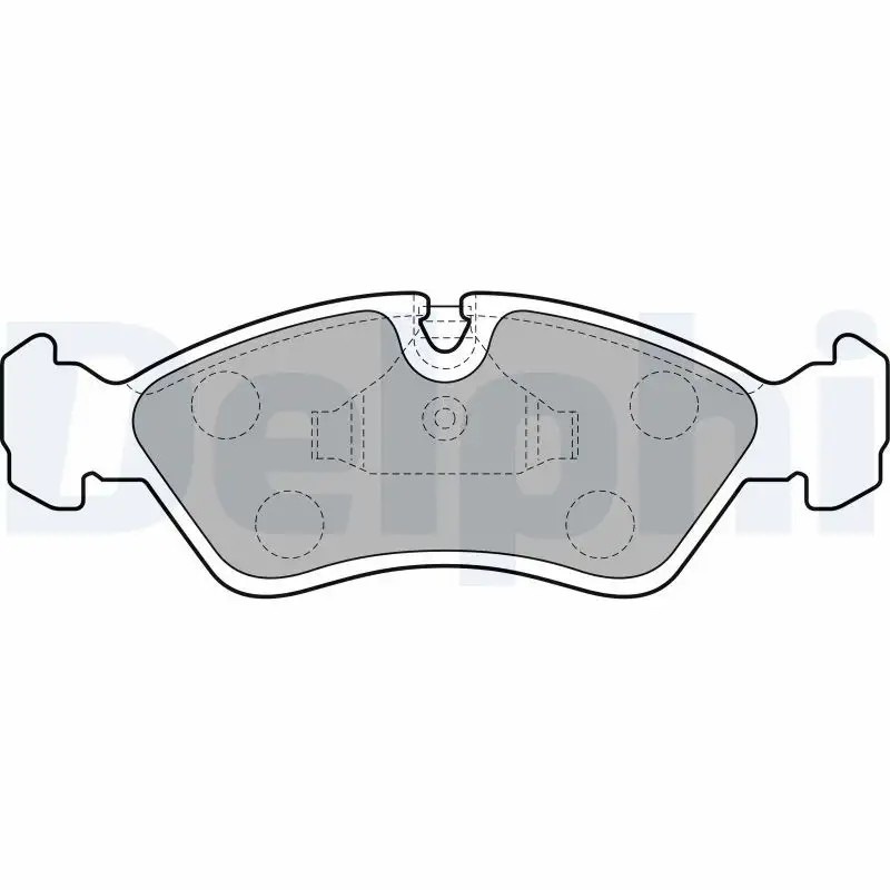 DELPHI Opel Vectra A ve Astra F Ön Fren Balatası 156,4 mm