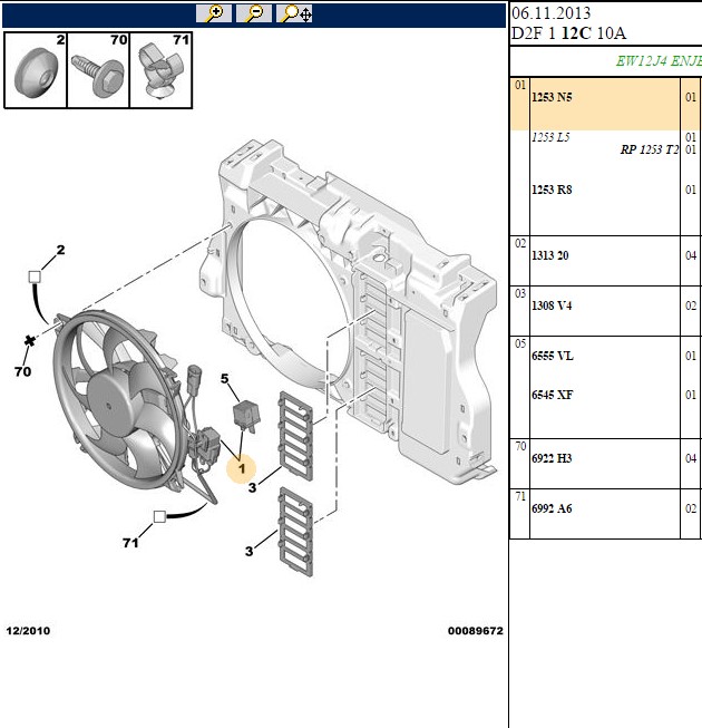 FAN MOTOR 407  BEYINLI