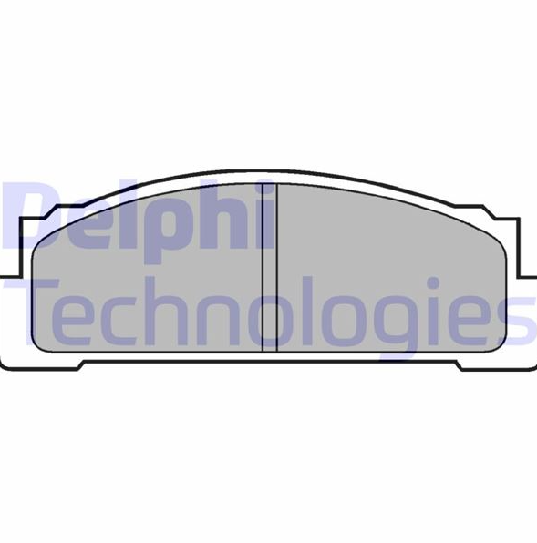 DELPHI Fren Balatası Ön (108.8 mm) (Fiat Sereco M124 M131 DKS 1600)