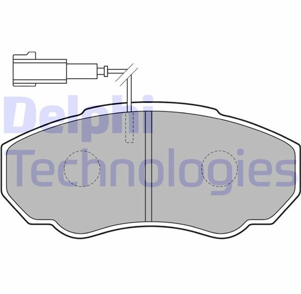 Delphi Ön Fren Balatası (Peugeot Boxer, Fiat Ducato)