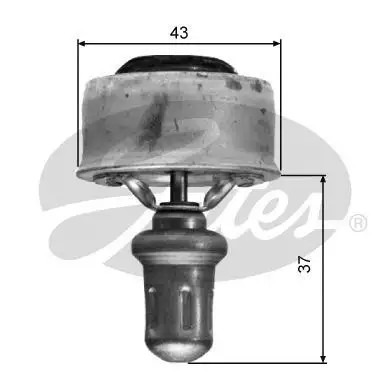 GATES Renault Europa, Broadway, Spring ve Toros 1.4 Termostat 89 °C