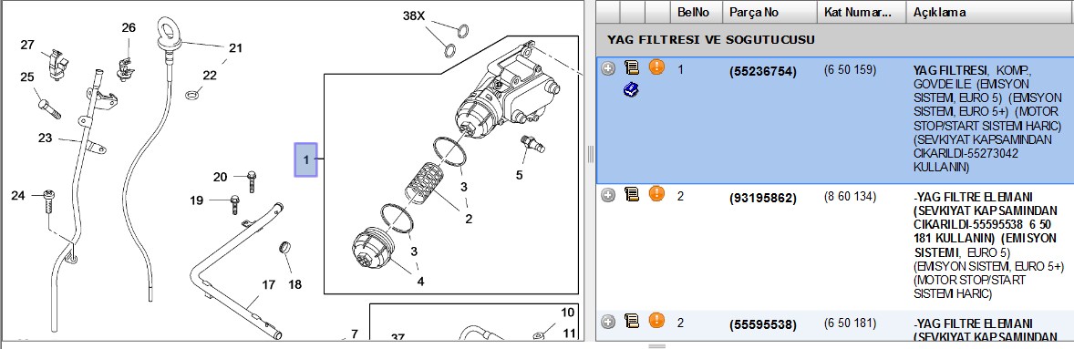 YAG SOGUTUCU RADYATORU OPEL COMBO D A16FDH FIAT DOBLO 16 D LINEA GRANDE PUNTO