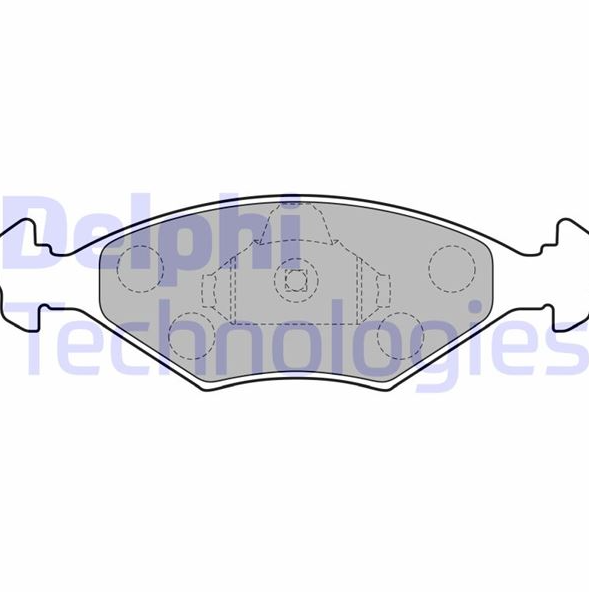 Delphi Ön Fren Balatası 151 mm (Fiat Linea, Palio, Siena, Doblo)