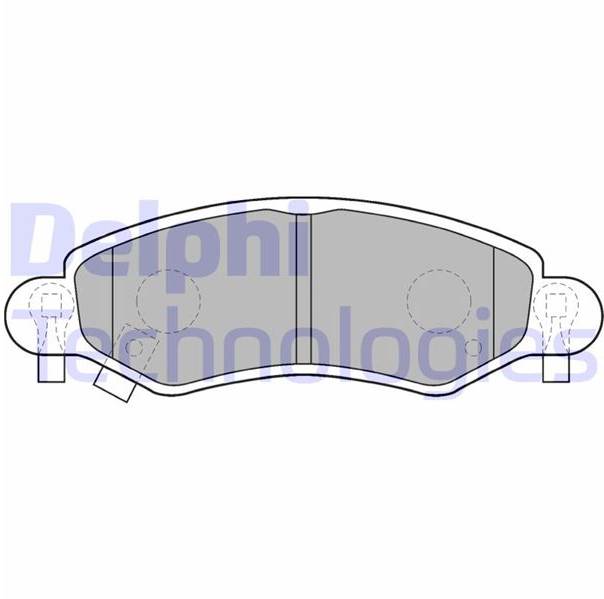 Delphi Ön Fren Balatası 130 mm (Opel Agila)