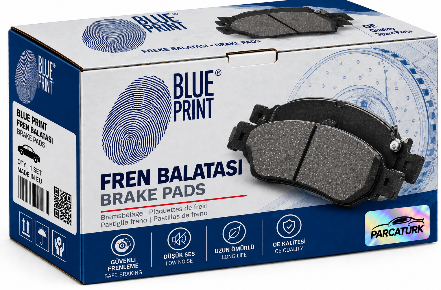 Blue Print Ön Fren Balatası (BMW 1 E81, E87, E88, E82, E90, E93, E92, E91)