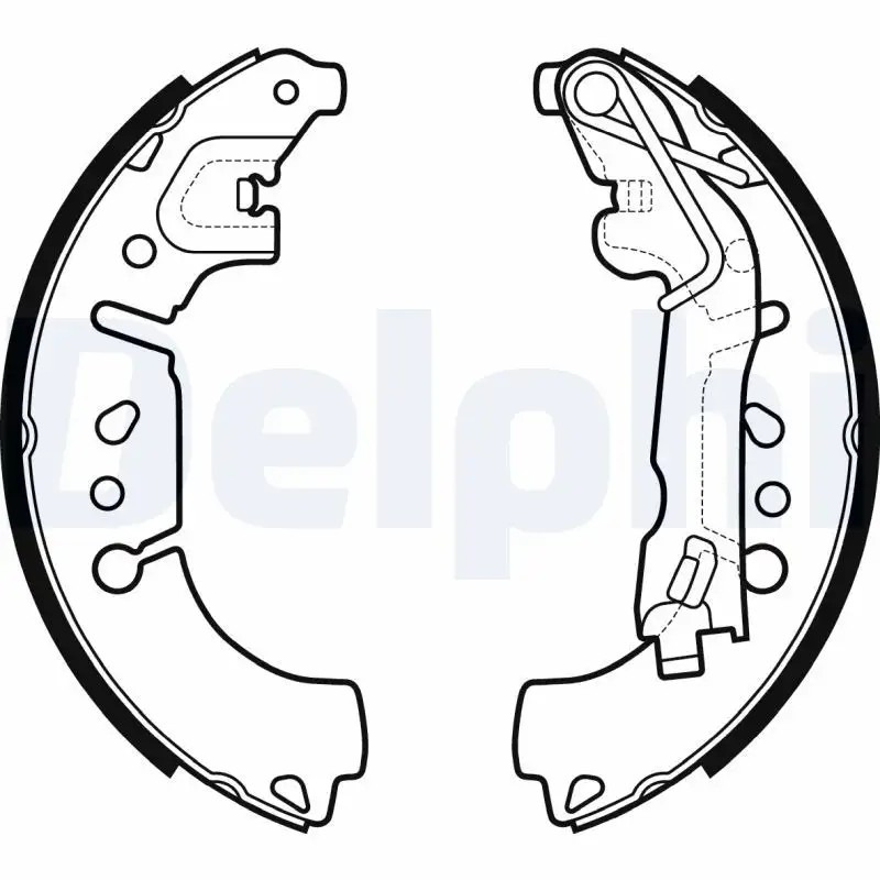 DELPHI Fiat Egea 1.6 ve 1.4 Arka Fren Balatası 229 mm