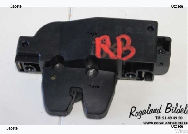 Bitapart Bagaj Kilidi Orjinal Peugeot 206 307 607