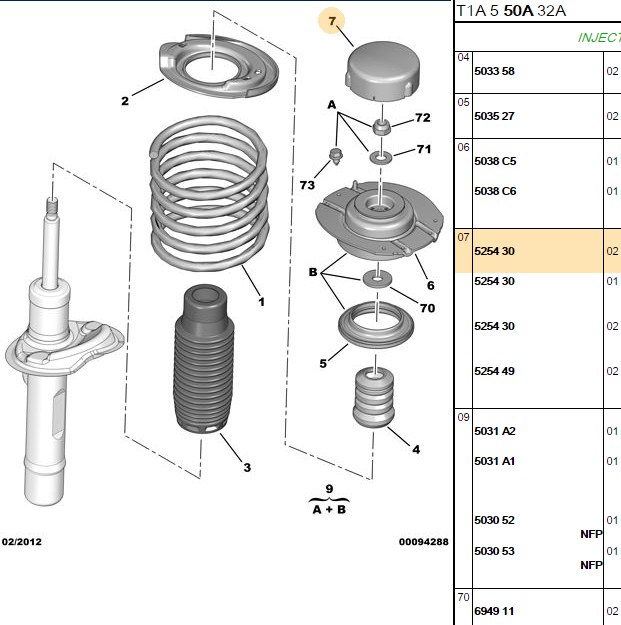 BİTAPART Helizon Yay Kapak (Montaj) (Peugeot)
