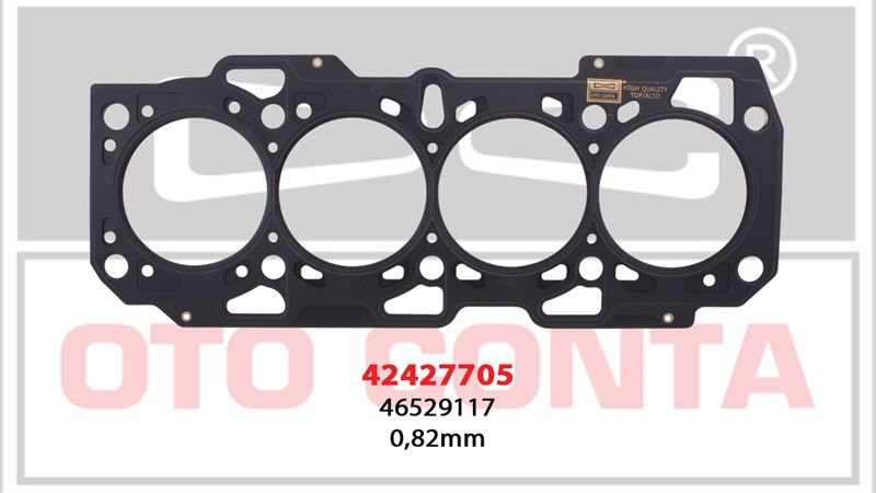 SILINDIR KAPAK CONTASI DELIKSIZ COK KATLI CELIK 0.82 mm FIAT DOBLO PALIO PUNTO 1.9D 188 A3.000 223 A6.000