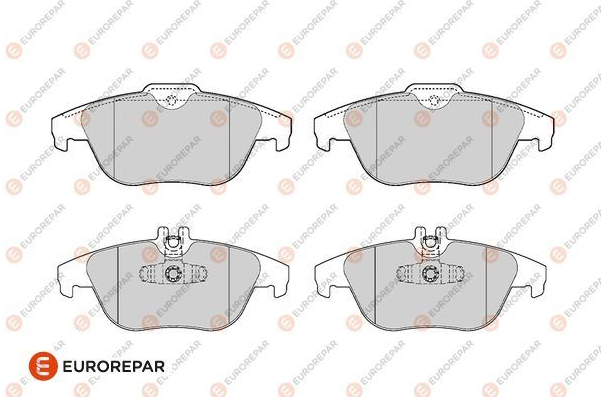 Eurorepar ERP Fren Balatası Arka (122 mm) (Mercedes-Benz C218 X218 W204 S204 W212)
