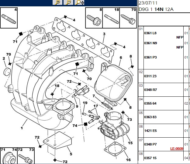 Emme Manifold Contası (TU5JP 106/306)