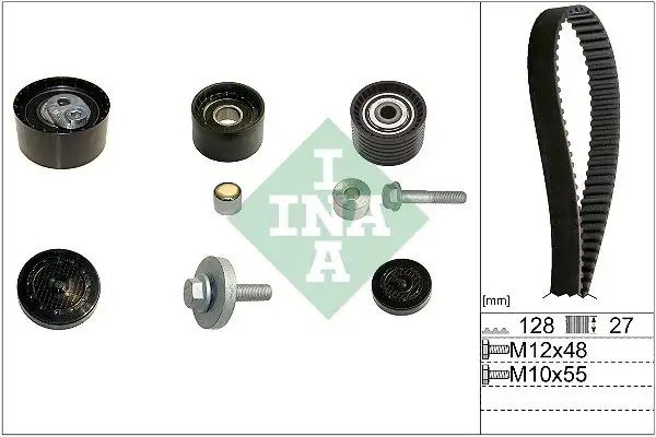 INA Renault Laguna 2.0 F4R780 ve Laguna 1.8 Triger Seti 128 Diş 27 mm