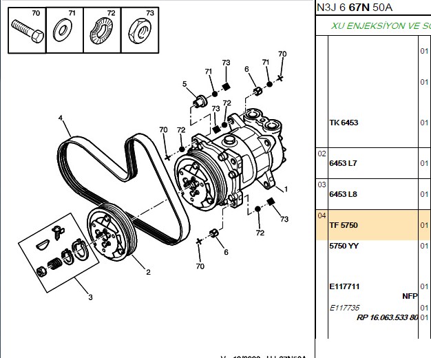 BOSCH Peugeot 306 1.8 ve Audi A4 1.8 Tfsi V Kayışı 6 PK 1100 mm