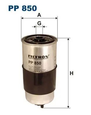 FILTRON Volkswagen Passat B5 1.9 Tdi Vidalı Filtresi 188 mm