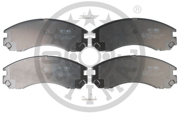 Optimal Fren Balatası Ön (149 mm) (L200, Lancer) (03-)