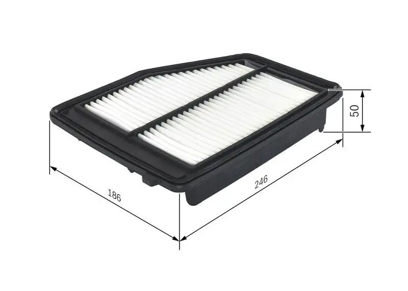 BOSCH Honda Civic 1.6 Hava Filtresi 246×186×49,5 mm