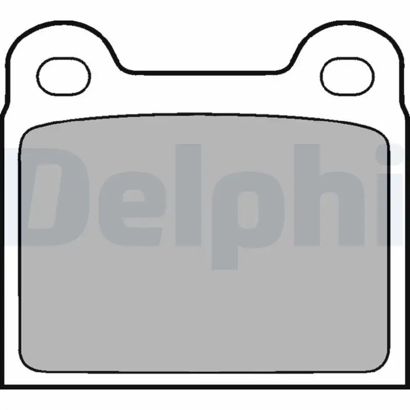DELPHI W126 C70 S70 V70 Passat Arka Fren Balatası 61 mm