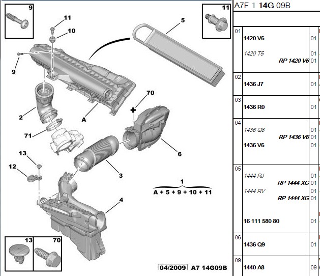 TURBO RADYATORU (270X545) CITROEN C5 16THP-155 (ENo:8ML376700031)