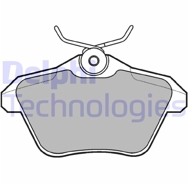 Delphi Arka Fren Balatası (Alfa Romeo 156, 166)