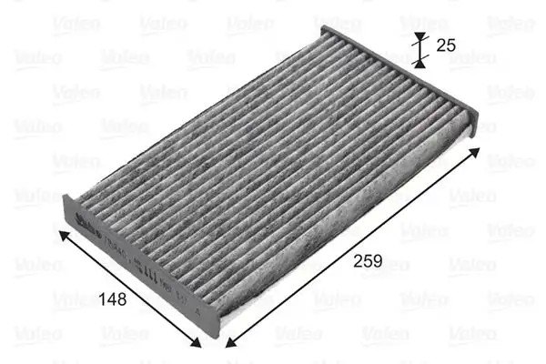 VALEO Renault Fluence ve Nissan Juke Kabın Filtresi Aktif Karbonlu