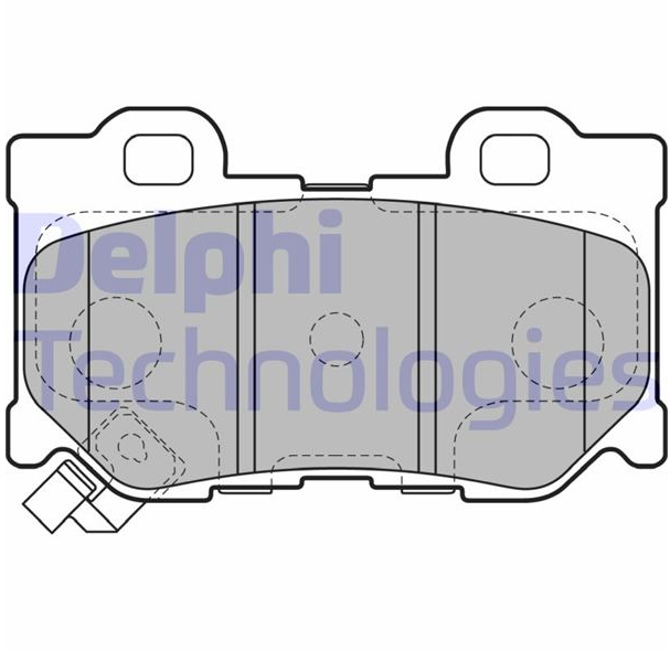 Fren Balatası Arka (99 mm) Infinity FX G 08- (DELPHI)