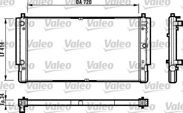 VALEO Volkswagen Transporter T4 2.5 Tdi Radyatör