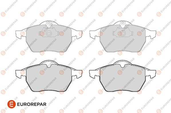 Eurorepar ERP Fren Balatası Ön (155 mm) (Vauxhall Vectra B 95- Tamir Takım Kit)