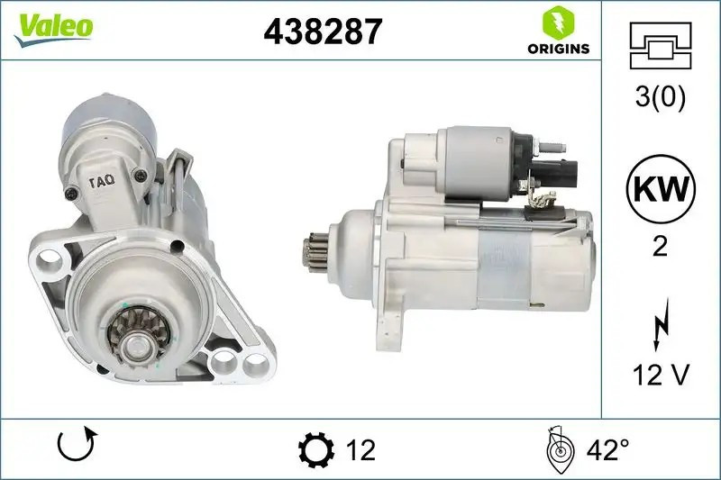 VALEO Audi A3 1.6 Tdi, Seat Leon 1.6 Tdi ve VW Polo 5 1.4 Tdi Marş Motoru MQB