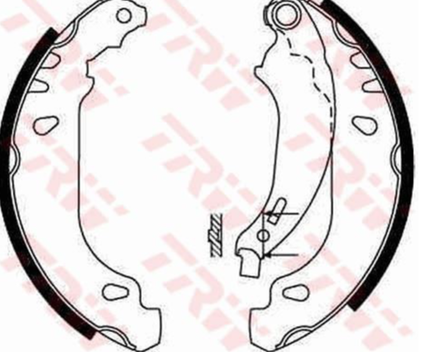 Trw Arka Fren Balatası (180x40 mm) (Renault Clio II, Symbol, Logan, Sandero, Thalia)