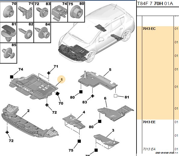 Karter Muhafazası Enjeksiyon (Peugeot Partner Tepe, Berlingo, C4, C4 Picass)