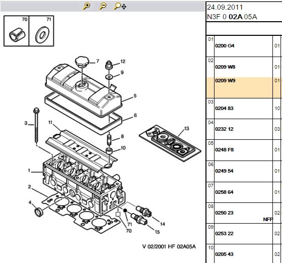 SILINDIR CONTASI  (FARKLI)TU5JP (1.6 8V) 106 206 306 SAXO XSARA XSARA PICASSO ZX