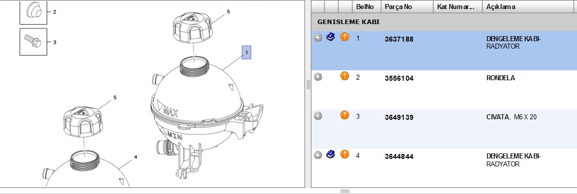 FROW Opel Astra L ve Grandland 1.2/1.5/1.6 Yedek Su Deposu Plastik Kapaksız