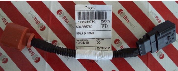 BİTAPART Gaz Kelebeği Adaptor Kablosu için Fiat Daily 2.3 IV Ducato 2.3 F1A