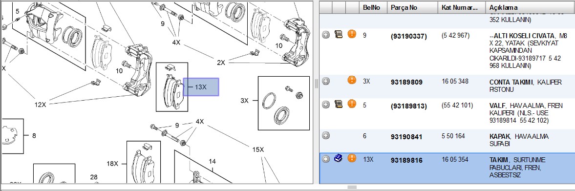 BLUE PRINT Opel Corsa D ve Fiat 500 1.3/1.6 MultiJet Ön Fren Balatası 137 mm