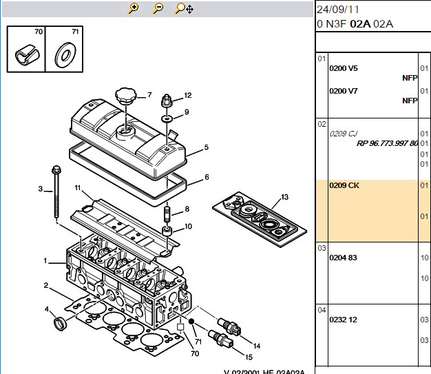 SILINDIR KAPAK CONTASI (FARKLI) TU3JP (1.4 8V) 106 206 206 207 306 307 BIPPER PARTNER M59 SAXO C2 C3 C4 NEMO BERLINGO M59 (KALIN TİP)