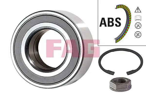 FAG Citroen C4-C5 ve Peugeot P307-P308 Ön Teker Rulmanı 42x82x36 mm