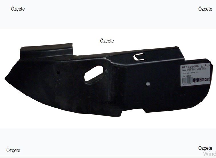 Arka Stop Köşe Sacı Sol (Peugeot 206 Sedan)