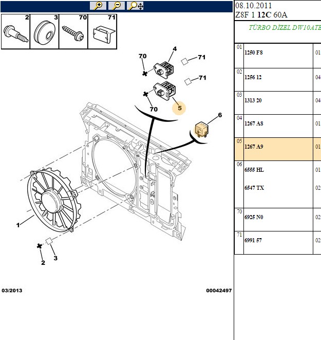 FAN REZISTORU PEUGEOT PP307 PP407 16 16V