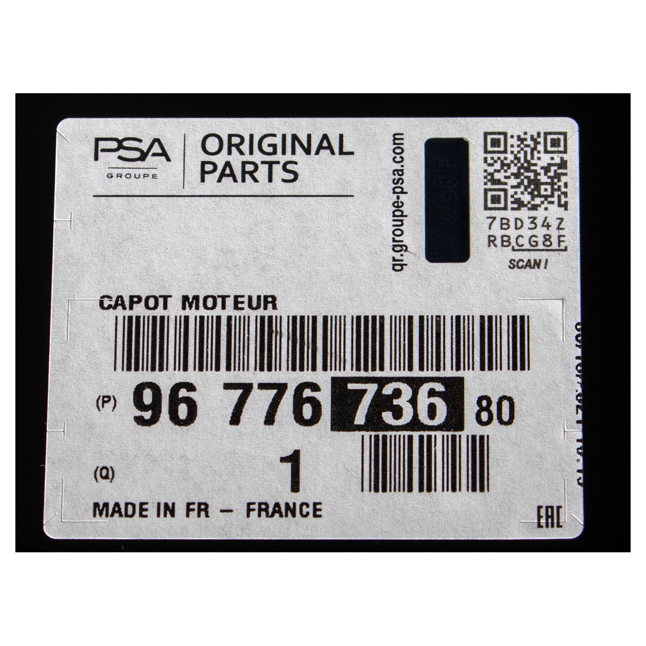 PSA Motor Kaputu (Peugeot Partner P2008 E.M.)