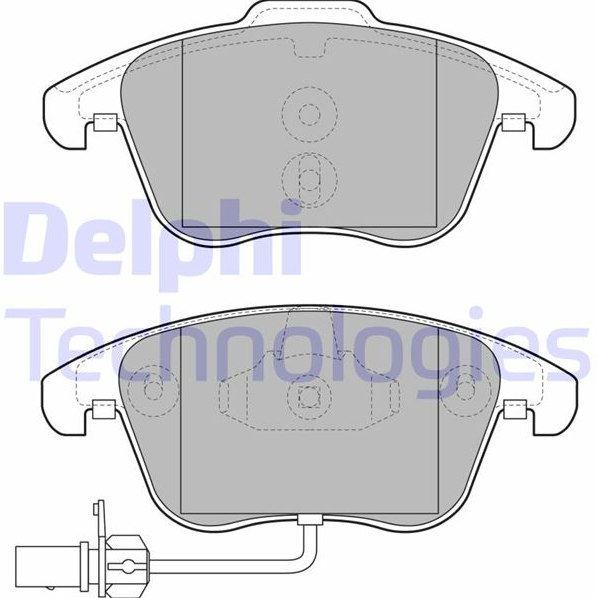 Delphi Ön Fren Balatası (155 mm) (Audi A4, A5)