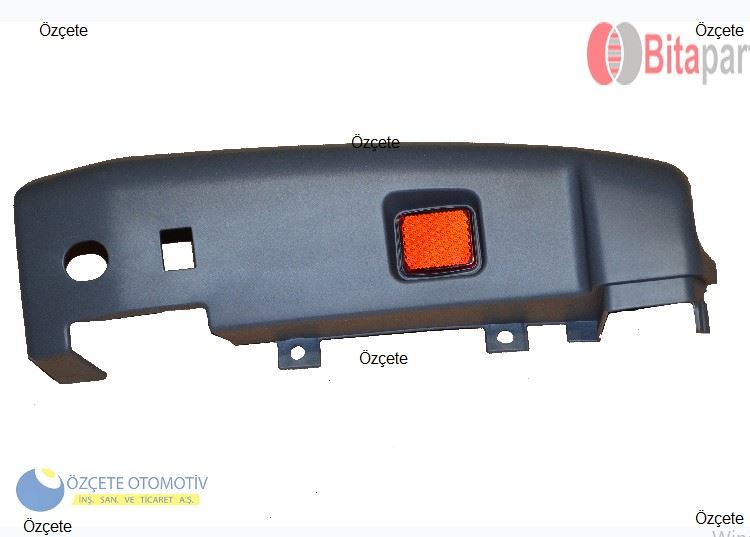 Bitapart Arka Tampon Köşe Sağ (Reflektörlü) Boxer III Jumper III Ducto III