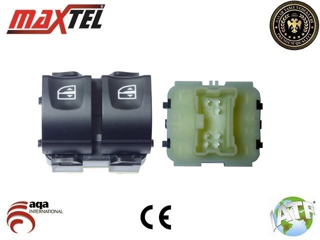 MAXTEL Clio IV Symbol Duster Sandero 7 Fıslı Cam Açma Butonu