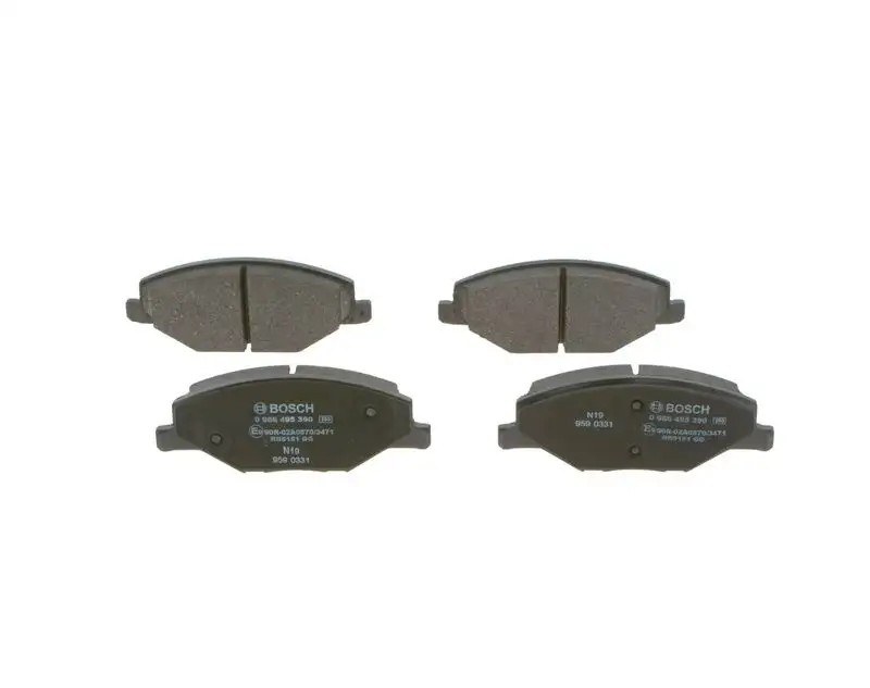 BOSCH Skoda Fabia ve Volkswagen Polo 5 1.0/1.4 Ön Fren Balatası 131.3 mm