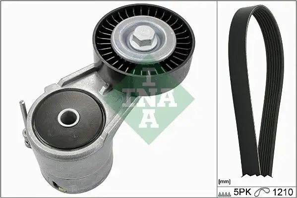 INA Opel Astra G, Corsa C ve Zafira A 1.4/1.6 Alternatör Kayış Seti