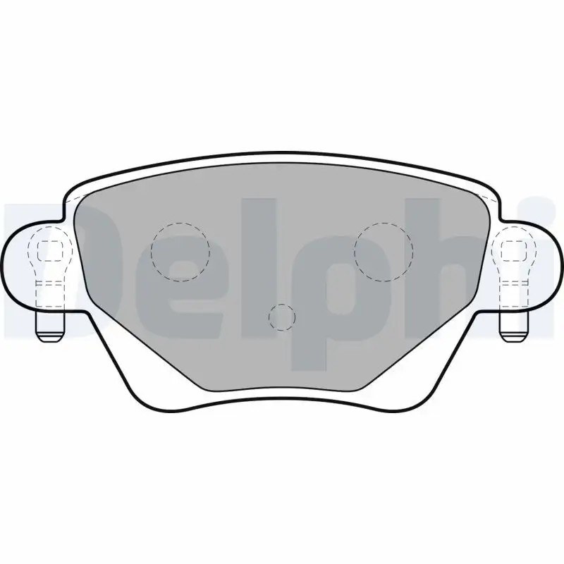 DELPHI Ford Mondeo 2.0 ve 2.0 Tdci Arka Fren Balatası 115.5 mm