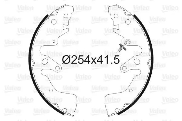 VALEO Suzuki Grand Vitara 2.0, 1.9 ve 1.6 Arka Fren Balatası 254×42 mm