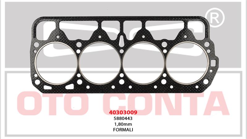 OTOCONTA 1.80 mm Silindir Kapak Contası Formali Taslanmıs Kapaklar İçin