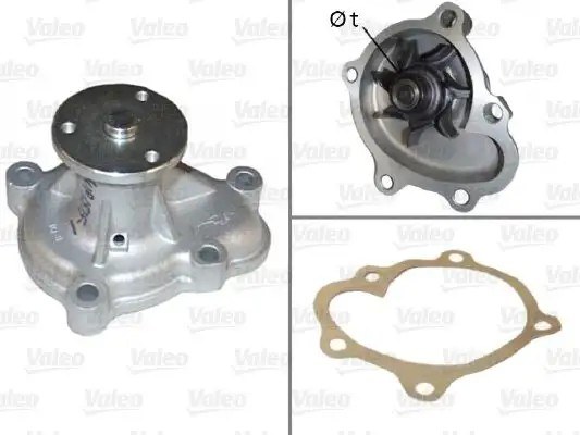VALEO Opel Astra G, Corsa C, Combo 1.7 Dti Kapaksız Devirdaim Su Pompası