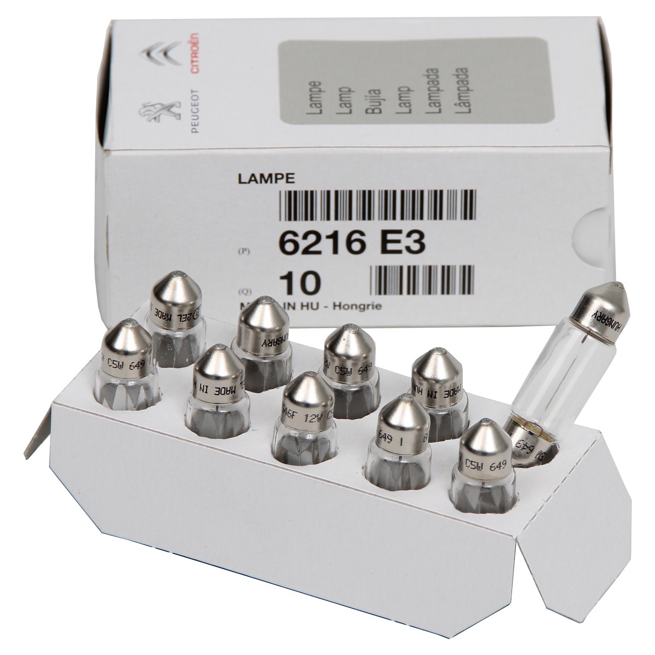 ERP AMPUL 12V-C5W