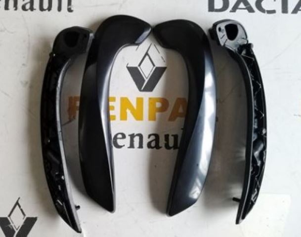BİTAPART Kapi İç Çekme Kolu Komple Siyah Sağ Fluence Megane III